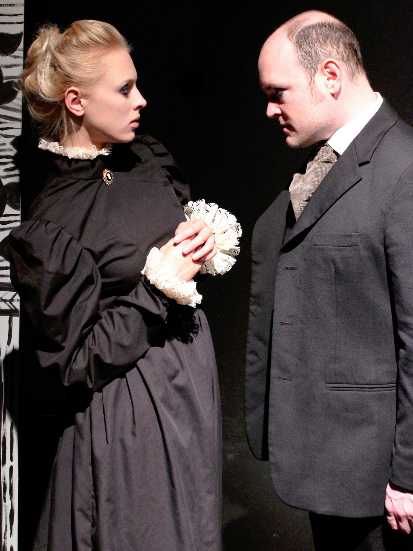 Amelia Gotham and Nich Kauffman in Henry James Turn of the Screw