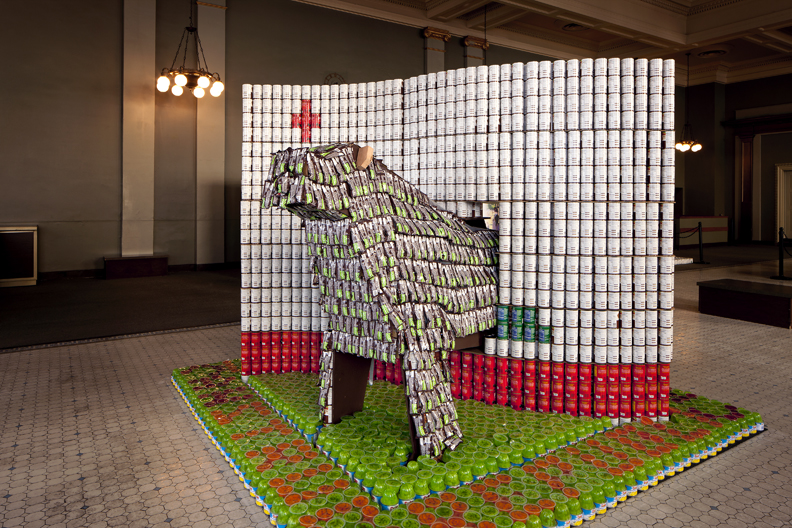 21,076 Pounds of Food! – Canstruction LA Winners Announced