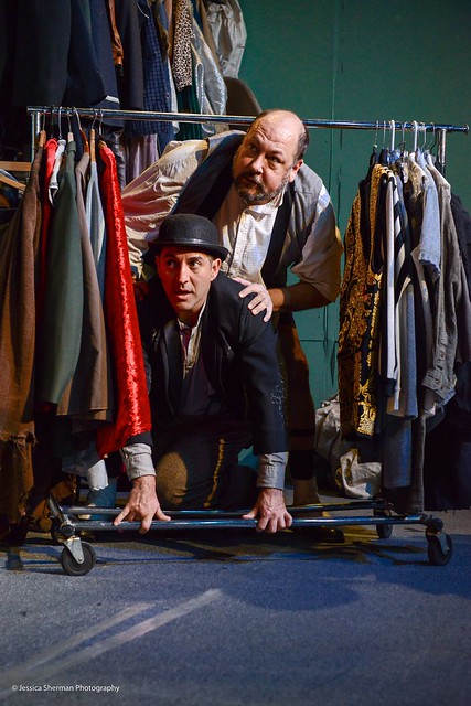 Gia On The Move, Matt Ritchey, Tracey Paleo, theater reviews, Waiting For Waiting For Godot, Sacred Fools. Photo above by Jessica Sherman Photography: Joe Hernandez-Kolski and Bruno Oliver.