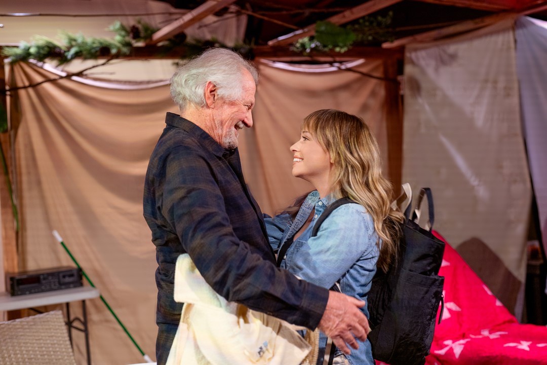 Andy Robinson and Natalie Lander star in THE SIXTH ACT’s world premiere production of “SUKKOT” by Matthew Leavitt, directed by Joel Zwick and now playing at the Skylight Theatre in Los Feliz.